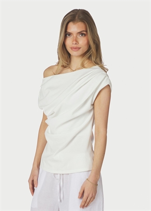 Mabelle drapy top White Neo Noir 